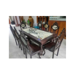 Thanh Lý Bộ Bàn Ăn Mặt Đá 8 Ghế Giá Rẻ