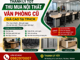 Chuyên thu mua nội thất văn phòng trọn gói giá cao tại TPHCM