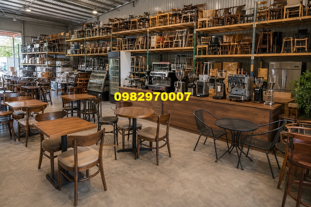 Đồ quán cafe thanh lý tại TPHCM – Hàng sẵn kho, giá rõ ràng