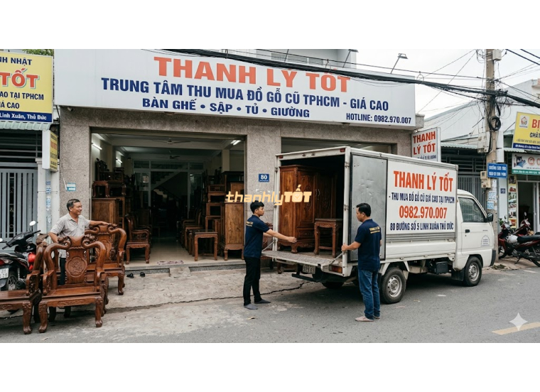 Mua Đồ Gỗ Cũ Giá Cao Tại TPHCM – Thu Mua Nhanh, Hỗ Trợ Tận Nơi