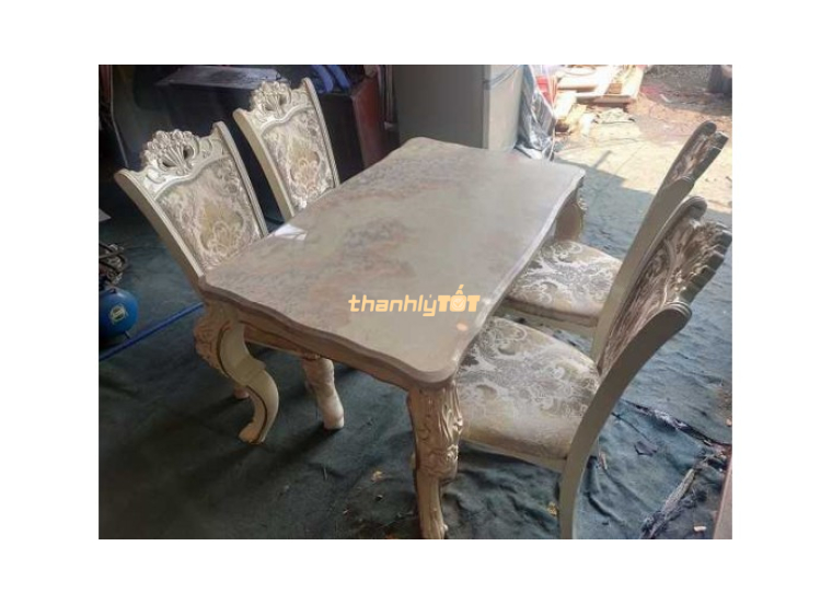Thanh Lý Bộ Bàn Ăn 4 Ghế Giá Rẻ Tại TPHCM