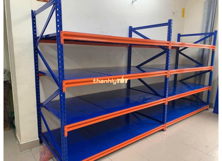 Thanh Lý Kệ Kho Hàng, Kệ Trung Tải Giá Rẻ Tại TPHCM