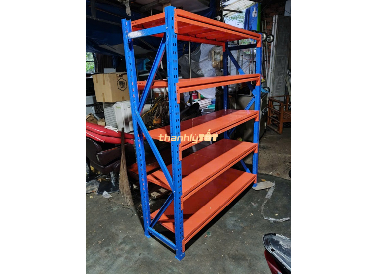 Thanh Lý Kệ Sắt Trung Tải, Kệ Kho Công Nghiệp Giá Tốt Tại TP.HCM