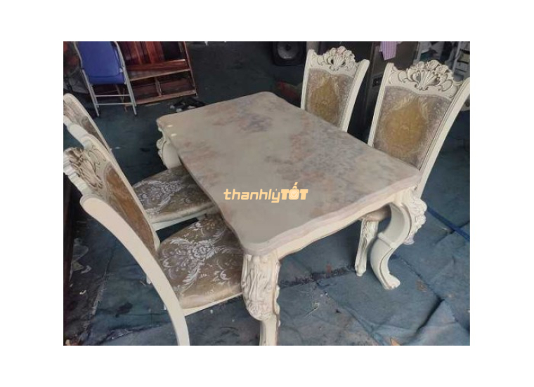 Thanh Lý Bộ Bàn Ăn 4 Ghế Giá Rẻ Tại TPHCM